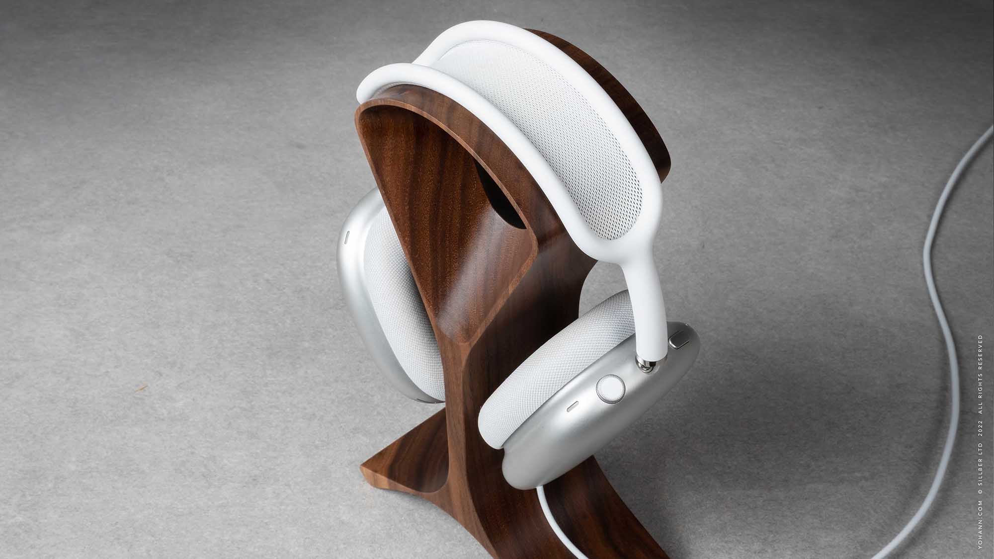 Yohann Headphone Stand - Walnut Wood